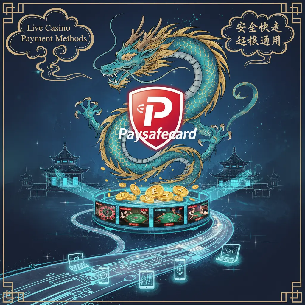 Live casino payment methods - Paysafecard