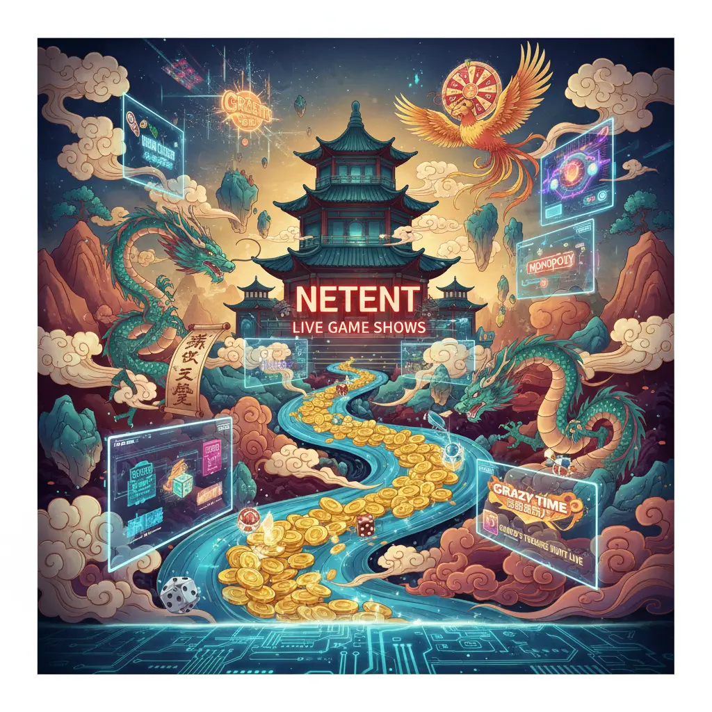 Live dealer game show varieties - NetEnt