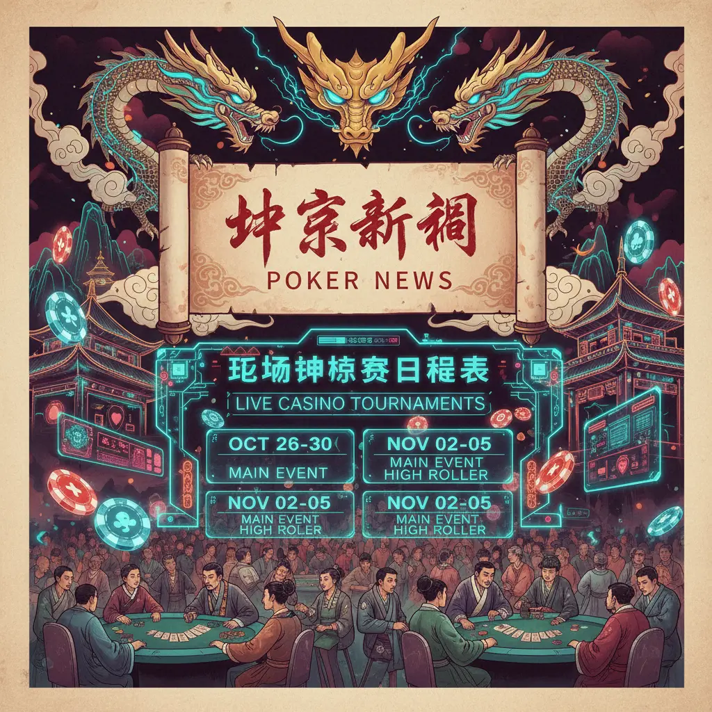 Live casino tournaments schedule - Poker