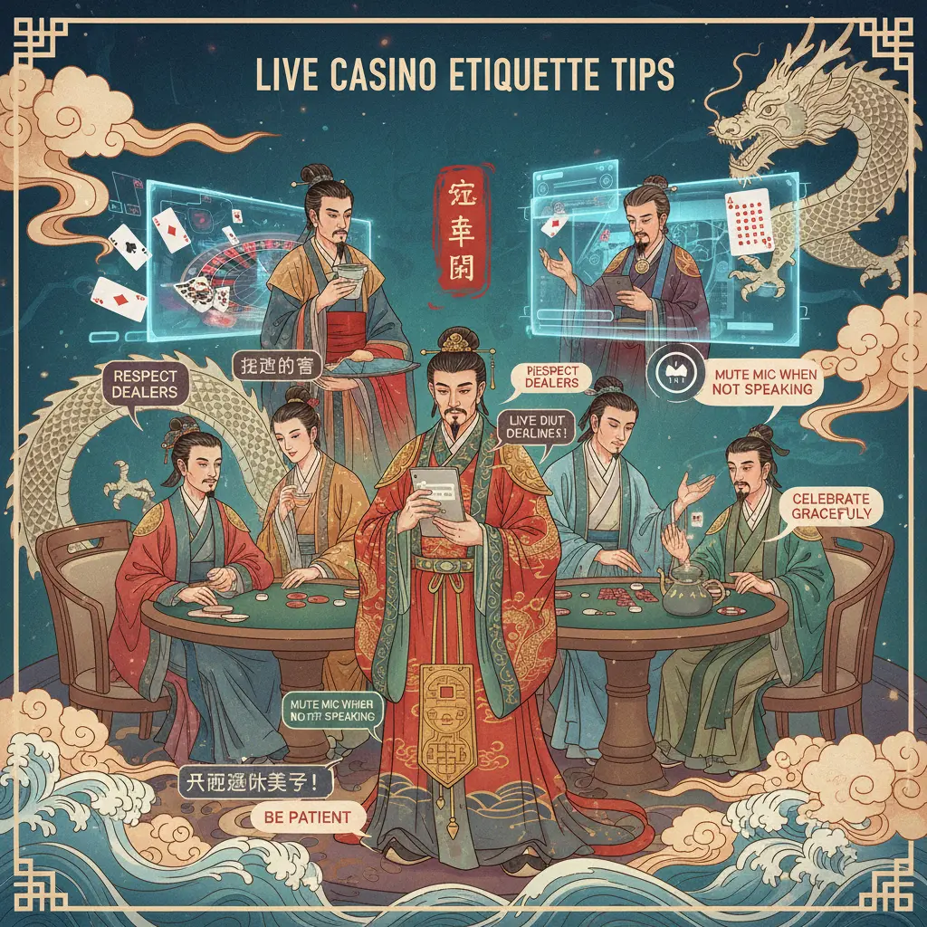 Live casino etiquette tips - Players
