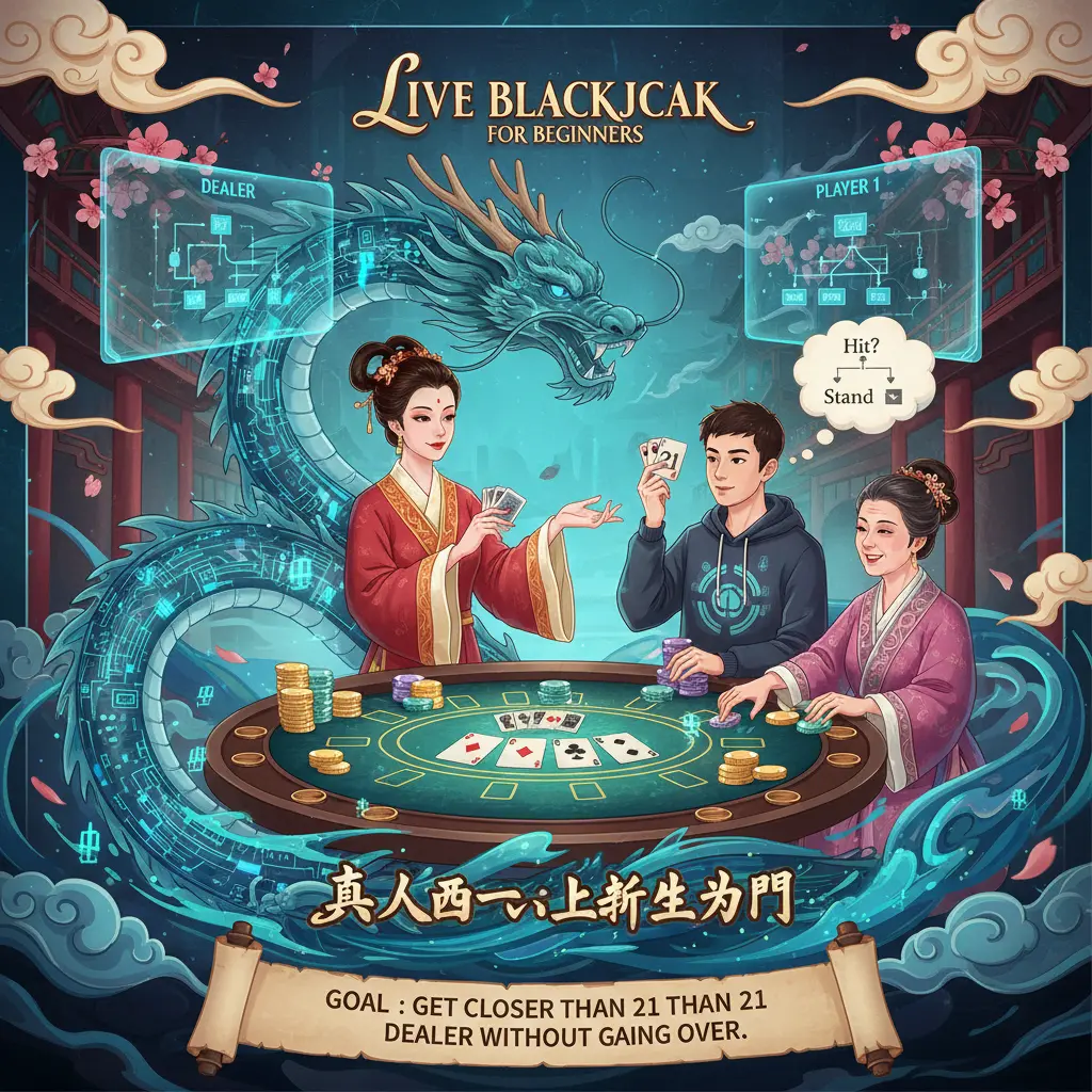Live dealer casino for beginners - Blackjack