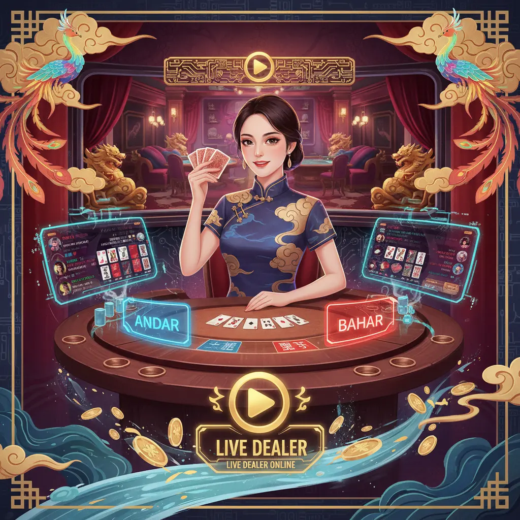 Live dealer andar bahar online - Dealer