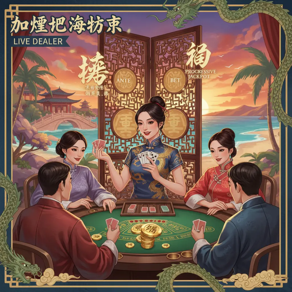 Live dealer poker variations - Caribbean