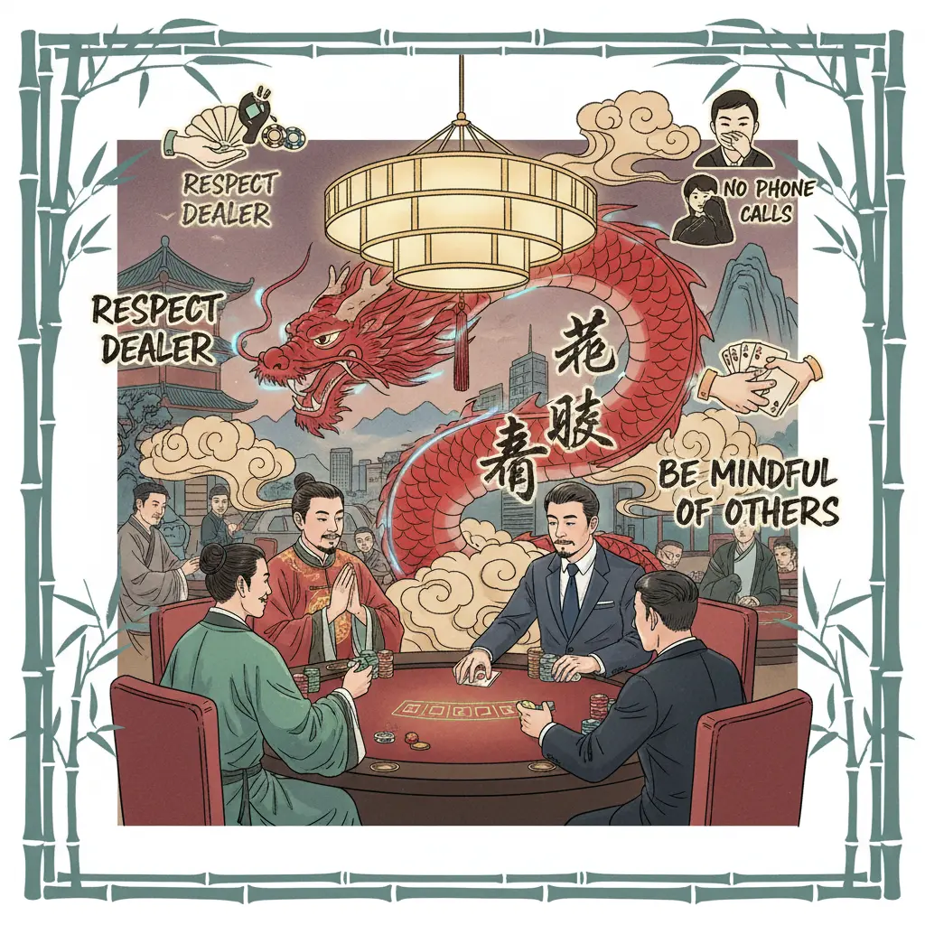 Live casino etiquette tips - poker