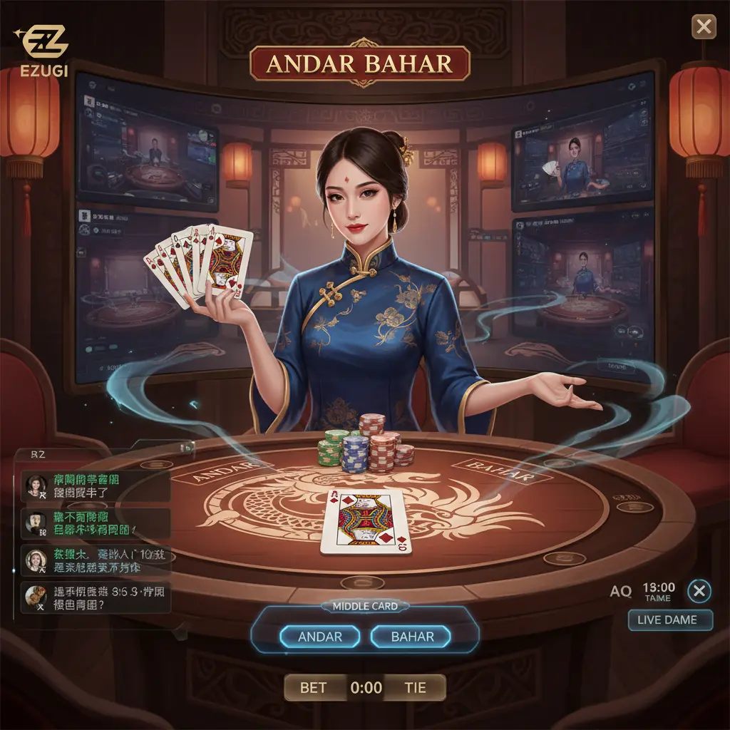 Live dealer andar bahar online - Ezugi