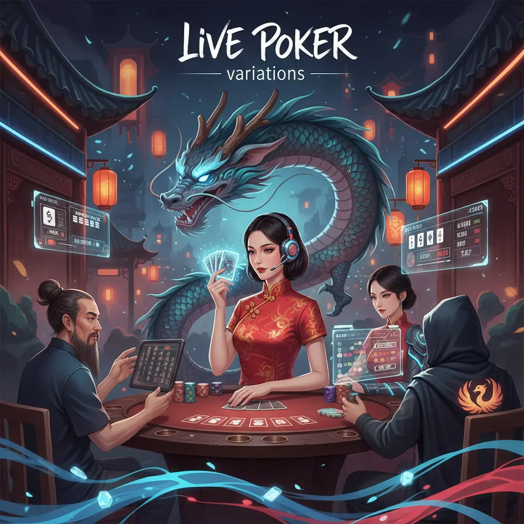 Live dealer poker variations - Poker