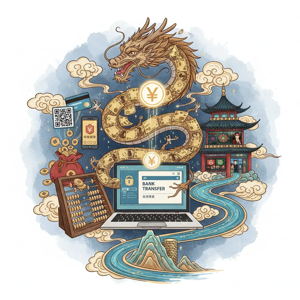 Live casino payment methods - Transfer