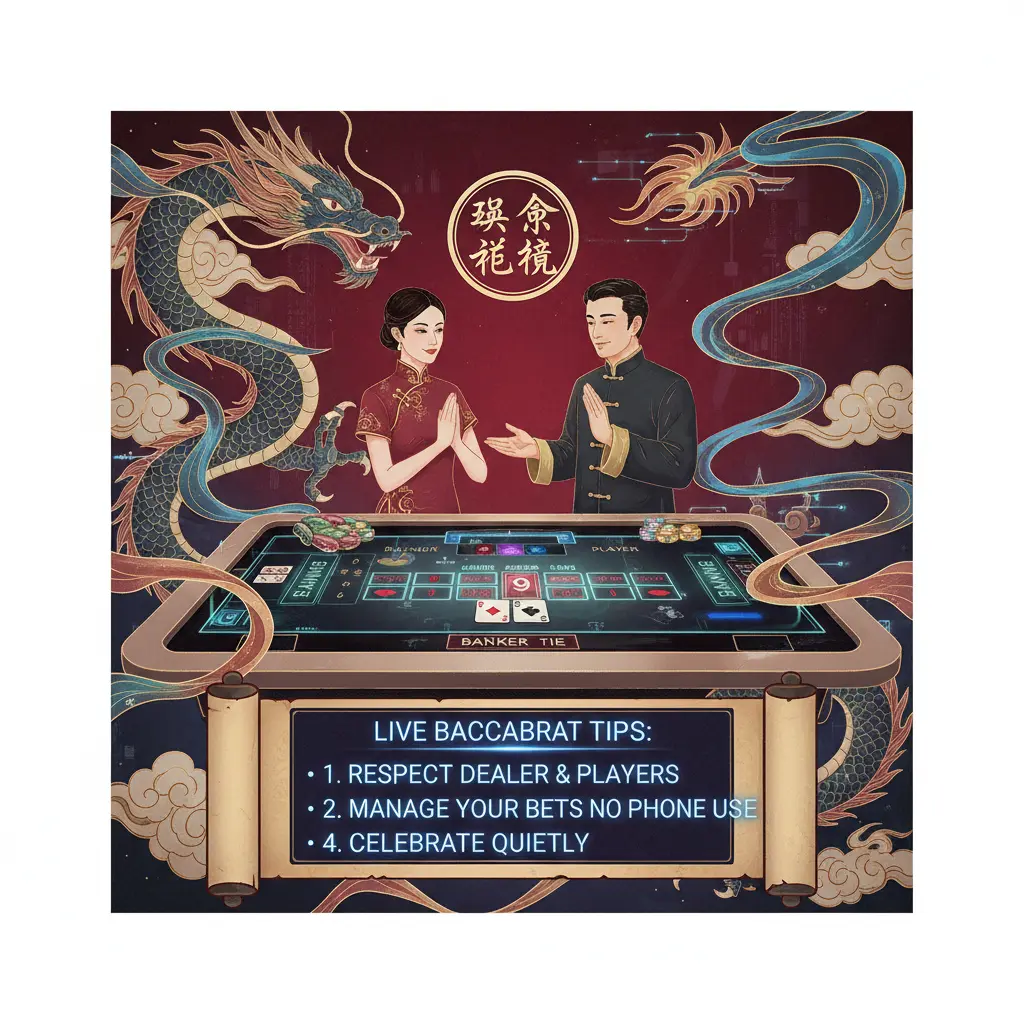 Live casino etiquette tips - baccarat