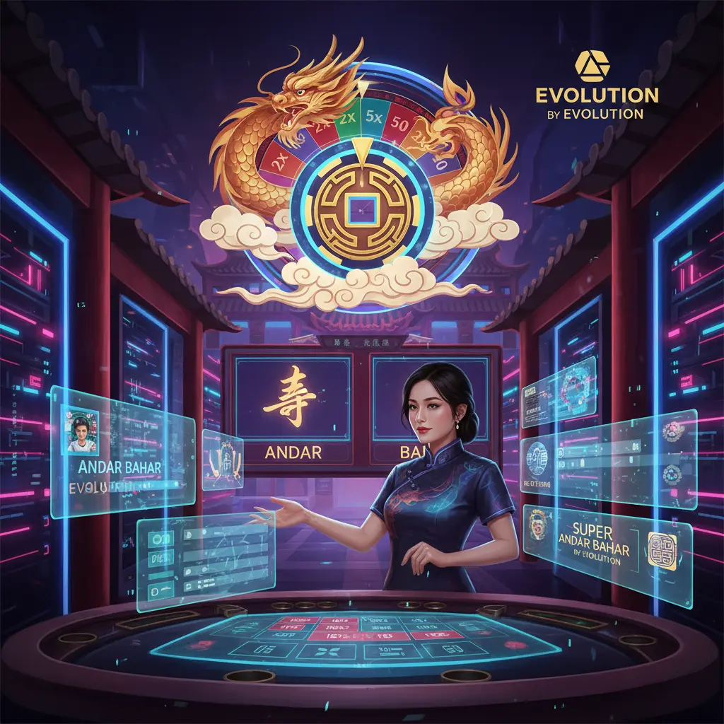 Live dealer andar bahar online - Evolution