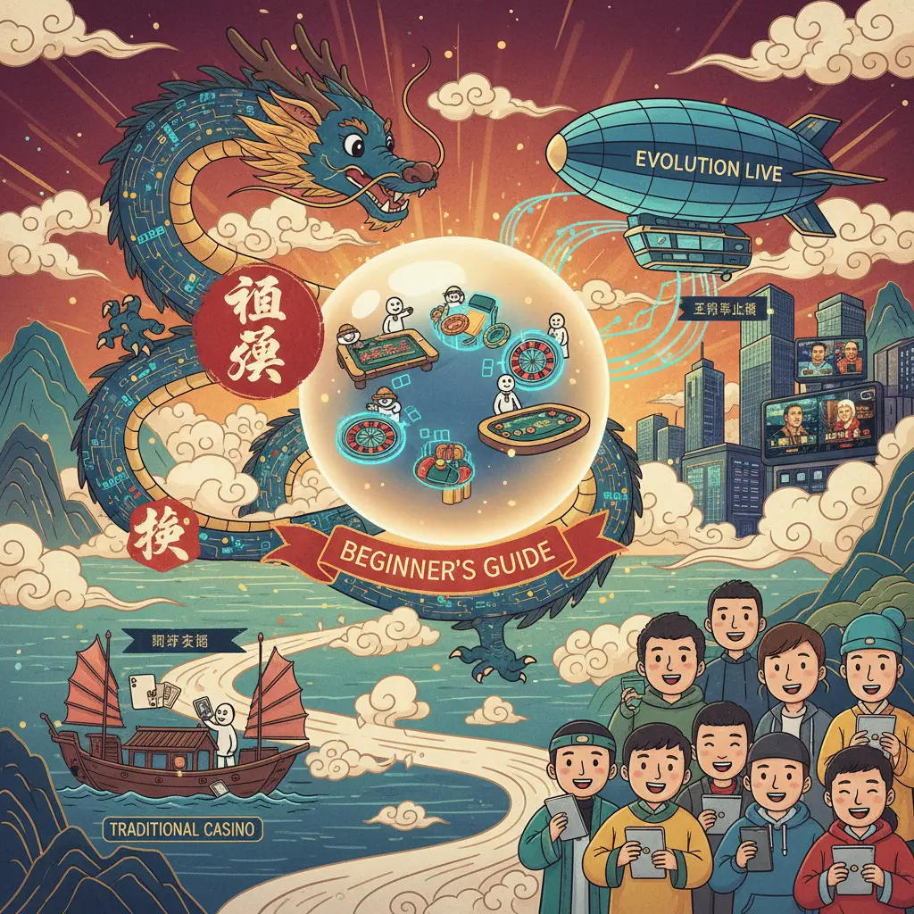 Live dealer casino for beginners - Evolution